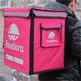 PK-65D: Heated food delivery bag for Foodora, eating take out backpacks, 16